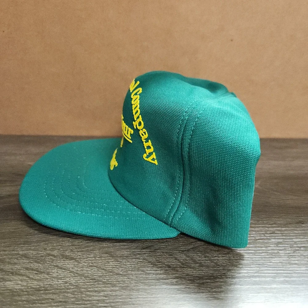 Vintage 1988 Peabody Coal Snapback Hat Green Control Your Fate Trucker Cap 80s‎